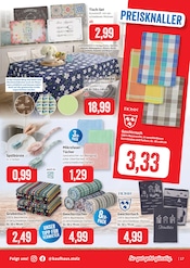 Aktueller Kaufhaus Stolz Prospekt mit Tisch, "STOLZ. Das Kaufhaus im Norden.", Seite 17