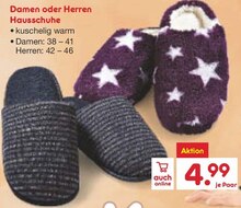 Damen oder Herren Hausschuhe bei Netto Marken-Discount in Baden-Baden Damen oder Herren Hausschuhe im Angebot bei Netto Marken-Discount Baden-Baden für 4,99 €