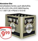 Bier im Angebot bei GLOBUS in Frankenthal Bier Angebote von Warsteiner bei GLOBUS Frankenthal für 9,99 €