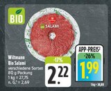 Bio Salami Angebote von Wiltmann bei EDEKA Schweinfurt für 1,99 €