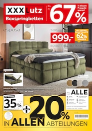 Aktueller XXXLutz Prospekt (Augsburg) XXXLutz Prospekt "Boxspringbetten" mit 16 Seiten (Augsburg)