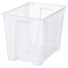 Box transparent 56x39x42 cm/65 l im Angebot bei IKEA in Bochum Box transparent 56x39x42 cm/65 l Angebote von SAMLA bei IKEA Bochum für 9,99 €