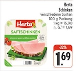 Schinken im Angebot bei nah und gut in Bautzen Schinken Angebote von Herta bei nah und gut Bautzen für 1,69 €