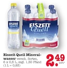 Mineralwasser Angebote von Eiszeit Quell bei E center Karlsruhe für 2,49 €