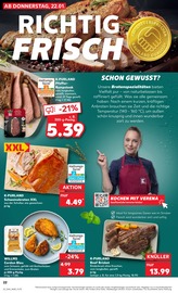 Rumpsteak im Kaufland Prospekt in Bruchsal Aktueller Kaufland Prospekt mit Rumpsteak, "Aktuelle Angebote", Seite 22