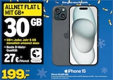 Aktuelles iPhone 15 (128 GB) Angebot bei EURONICS in Hamburg ab 199,00 €