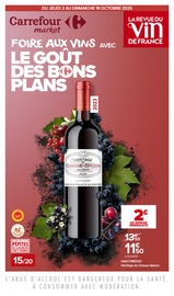 Catalogue Supermarchés Carrefour Market en cours à Riom-és-Montagnes et alentours, "FOIRE AUX VINS AVEC LE GOÛT DES BONS PLANS", 64 pages, 02/10/2025 - 19/10/2025