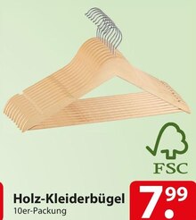 Holz-Kleiderbügel bei famila Nordost in Lehrte Holz-Kleiderbügel im Angebot bei famila Nordost Lehrte für 7,99 €