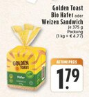 Bio Hafer oder Weizen Sandwich Angebote von Golden Toast bei E center Brühl für 1,79 €