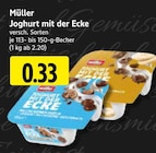 EDEKA - Joghurt mit der Ecke Angebot im Prospekt Joghurt mit der Ecke bei EDEKA im Prospekt "" für 0,33 €