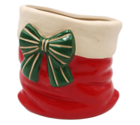 Vase sac de Noël avec noeud - B&M à Grenoble Vase sac de Noël avec noeud en promo chez B&M Grenoble à 5,99 €