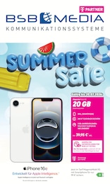 BSB mobilfunk Prospekt für Rostock: "SUMMER SALE", 12 Seiten, 01.07.2026 - 20.07.2026