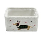 Panier de rangement motif chien - CARREFOUR HOME en promo chez Carrefour Panier de rangement motif chien - CARREFOUR HOME dans le catalogue Carrefour