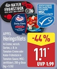Heringsfilets von Appel im aktuellen ALDI Nord Prospekt
