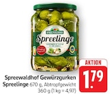 EDEKA - Gewürzgurken Spreelinge Angebot im Prospekt Gewürzgurken Spreelinge bei EDEKA im Prospekt "" für 1,79 €