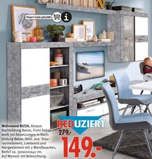 Wohnwand NIZZA bei Trends in Bochum Wohnwand NIZZA im Angebot bei Trends Bochum für 149,00 €