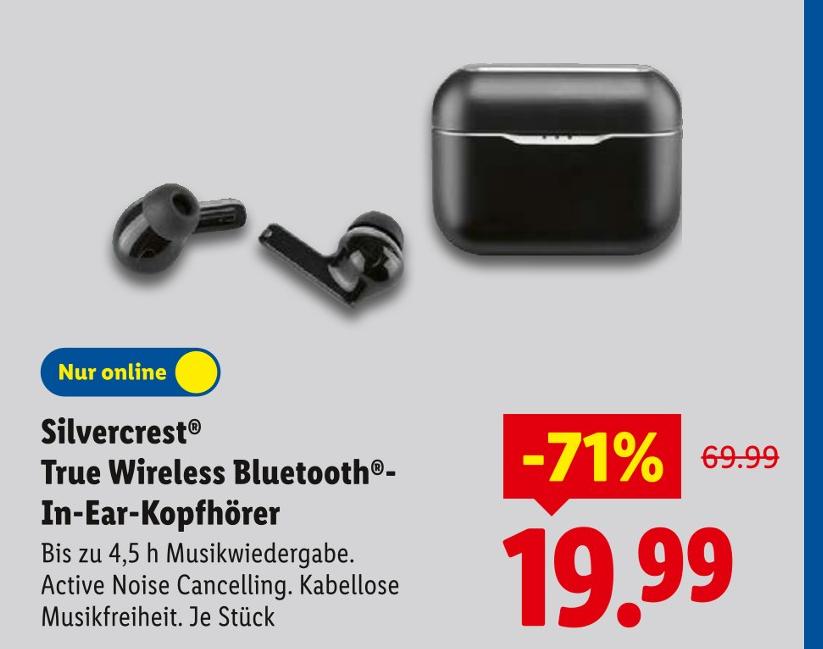 True Wireless Bluetooth-In-Ear-Kopfhörer