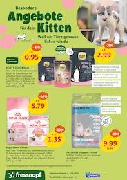 Fressnapf Katzenstreu im Prospekt Fressnapf Katzenstreu im Prospekt