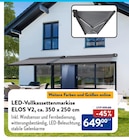 LED-Vollkassettenmarkise ELOS V2 im Angebot bei ALDI Nord in Wermelskirchen LED-Vollkassettenmarkise ELOS V2 Angebote bei ALDI Nord Wermelskirchen für 649,00 €