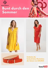 Kaufhäuser Prospekt von Galeria Galeria Prospekt: Bunt durch den Sommer, 4 Seiten, 21.07.2022 - 31.08.2022