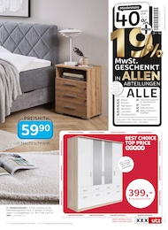 Schlafzimmerschrank im XXXLutz Möbelhäuser Prospekt "NR. 1 BEIM PREIS" auf Seite 33