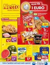 Aktueller Netto Marken-Discount Prospekt mit Fleisch, "Aktuelle Angebote", Seite 1