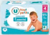 Couches Essentiel - U tout petits - Super U à Alençon Couches Essentiel - U tout petits en promo chez Super U Alençon à 9,00 €