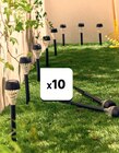 LOT DE 10 SPOTS À PIQUER SOLAIRES BLANC FROID - NSPIRE dans le catalogue LEROY MERLIN