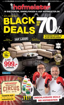 Aktueller hofmeister Stuttgart Prospekt hofmeister Prospekt Stuttgart "BLACK DEALS" mit 12 Seiten