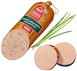 Aktuelle Wurst Angebote bei REWE in Essen Aktuelles Sahne-Leberwurst mit Schnittlauch Angebot bei REWE in Essen ab 1,19 €