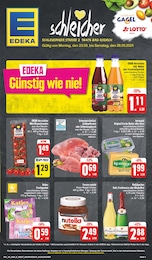 EDEKA Prospekt "Wir lieben Lebensmittel!" für Gleichamberg, 24 Seiten, 23.09.2024 - 28.09.2024