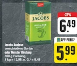 Auslese Angebote von Jacobs bei EDEKA Nürnberg für 5,99 €