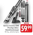 Invictus ONE Prestige Akku-Handstaubsauger im Angebot bei E center in Freiburg Invictus ONE Prestige Akku-Handstaubsauger Angebote von Genius bei E center Freiburg für 59,99 €
