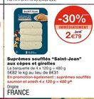 Suprêmes soufflés aux cèpes et girolles à Monoprix dans Arras Suprêmes soufflés aux cèpes et girolles à Monoprix dans Arras