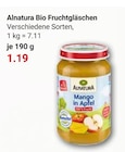 Bio Fruchtgläschen im Angebot bei GLOBUS in Amberg Bio Fruchtgläschen Angebote von Alnatura bei GLOBUS Amberg für 1,19 €