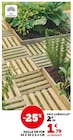 Dalle en pin 40 x 40 x 2.4 cm - Hyper U à Aix-en-Provence Dalle en pin 40 x 40 x 2.4 cm en promo chez Hyper U Aix-en-Provence à 1,79 €