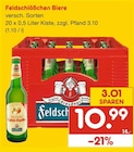 Bier im Angebot bei Netto Marken-Discount in Weißwasser Bier Angebote von Feldschlößchen bei Netto Marken-Discount Weißwasser für 10,99 €
