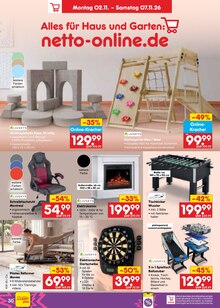 Dartscheibe im Netto Marken-Discount Prospekt "Aktuelle Angebote" mit 74 Seiten (Potsdam)