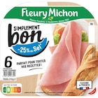 Jambon Simplement Bon - FLEURY MICHON - Carrefour Jambon Simplement Bon - FLEURY MICHON à 3,45 € dans le catalogue Carrefour