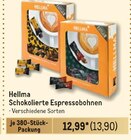 Schokolierte Espressobohnen Angebote von Hellma bei Metro Erkelenz für 13,90 €