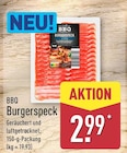 Burgerspeck Angebote von BBQ bei ALDI Nord Bremen für 2,99 €