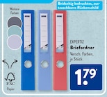 Briefordner von Expertiz im aktuellen ALDI SÜD Prospekt für 1,79 €