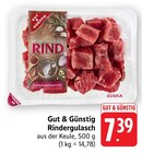 Rindergulasch bei EDEKA im Heusweiler Prospekt für 7,39 €