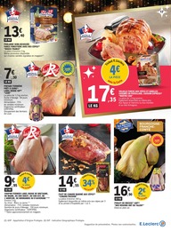 Offre Chapon Fermier dans le catalogue E.Leclerc du moment à la page 17