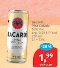 Pina Colada von Bacardi für 1,99 € bei budni im Angebot Pina Colada von Bacardi im aktuellen budni Prospekt