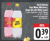 Tonic Water Angebote von Gut & Günstig bei EDEKA Zwickau für 0,39 €