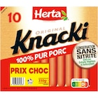 Knacki "Prix choc" - HERTA dans le catalogue Carrefour