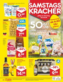 Jack Daniels im Netto Marken-Discount Prospekt "Aktuelle Angebote" mit 56 Seiten (Hanau (Brüder-Grimm-Stadt))