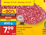Rinder-Hackfleisch von Gut Ponholz für 7,99 € bei Netto Marken-Discount im Angebot Rinder-Hackfleisch von Gut Ponholz im aktuellen Netto Marken-Discount Prospekt