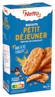 Promo BISCUITS PETIT DÉJEUNER PÉPITES DE CHOCOLAT à 3,96 € dans le catalogue Netto à Port-Sainte-Marie